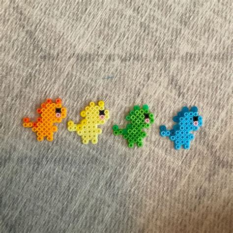 Dinosaur Perler Bead Keychains Canada Easy Perler Beads 43 Off