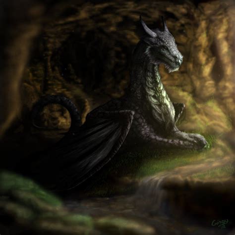 Dragons Den By Gingy1380 On Deviantart Fantasy Dragon Dragon