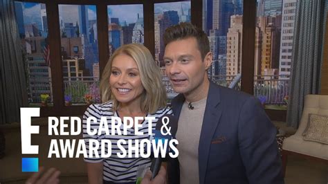 Kelly Ripa And Ryan Seacrest Celebrate 1 Year Of Live E Red Carpet