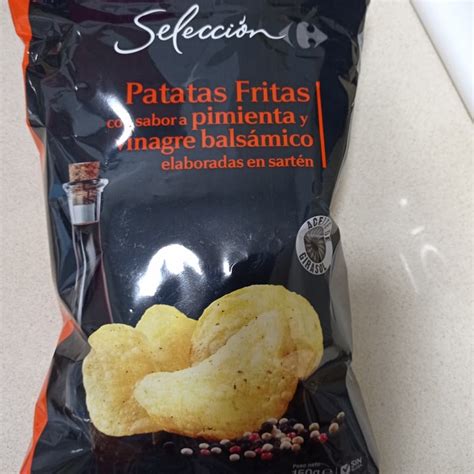 Carrefour Selección Patatas Fritas sabor Pimienta y Vinagre