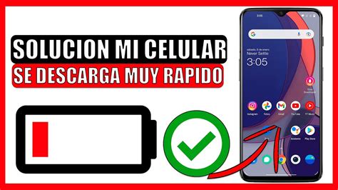 Mi Celular Se Descarga Muy Rapido Solucion Youtube