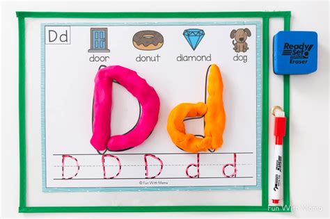 Alphabet Playdough Mats - Fun with Mama Shop