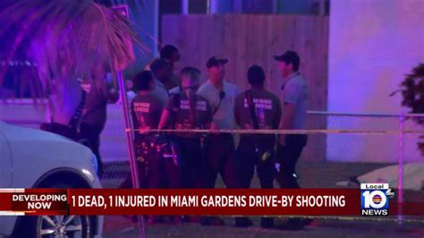 1 Dead 1 Injured After Drive By Shooting In Miami Gardens