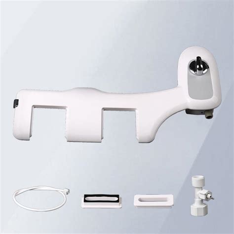 Easy Operate Toilet Attachment With Dual Nozzles Non Electric Bidet