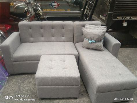 Mini L Shape Sofa Set Onhand On Carousell