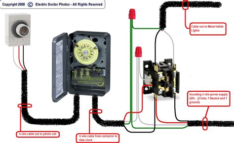 Photocell Lighting Control Wiring Diagram Photocell Sensor W