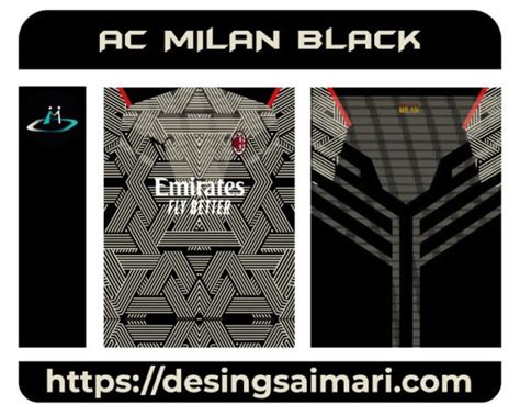 Ac Milan Black Desings Aimari
