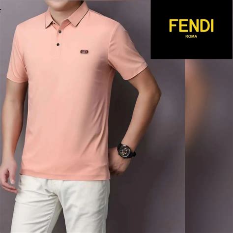 Polo White Fendi T Shirts For Man Half Sleeves Plain At Rs 2999 Piece