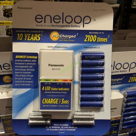 Panasonic Eneloop Rechargeable Battery Kit CostcoChaser