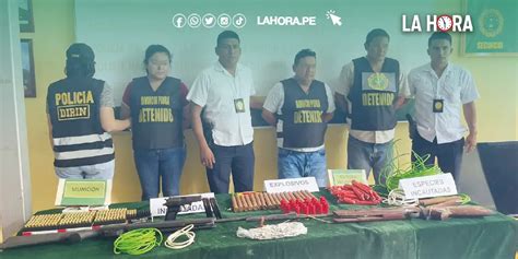 Piura Arrestan A Sujetos Con Armas Munici N Y Dinamita En Suyo