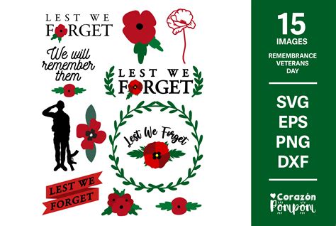 Veterans Day Remembrance Day SVG Graphic by Corazon Pompom · Creative ...