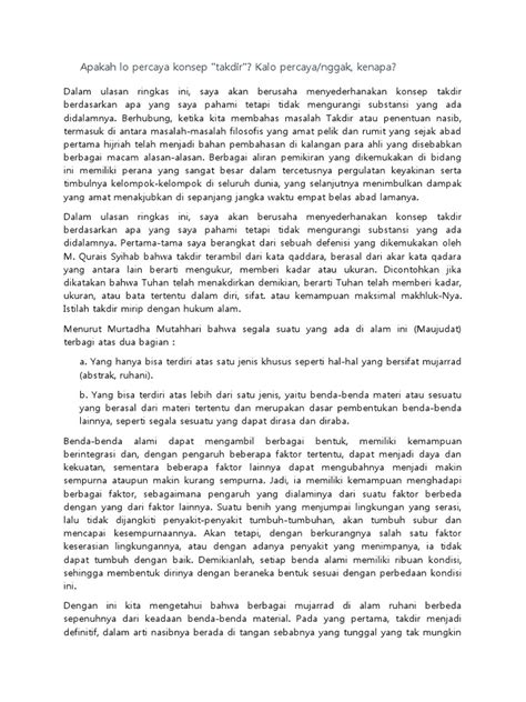 Konsep Takdir Pdf