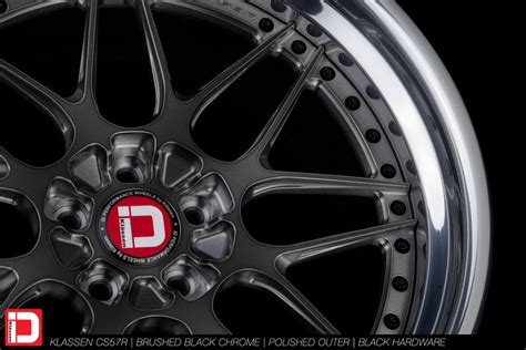 Klassen Id Wheels Cs R Forged Modular Brushed Black Chrome