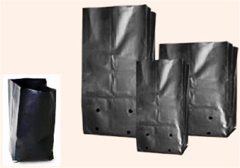 Rectangular LDPE Nursery Poly Bags For Growing Plants Technics