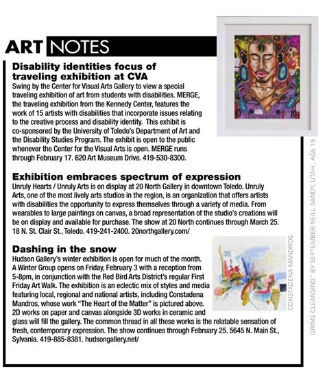 Art Notes February 2023 Toledo City Paper