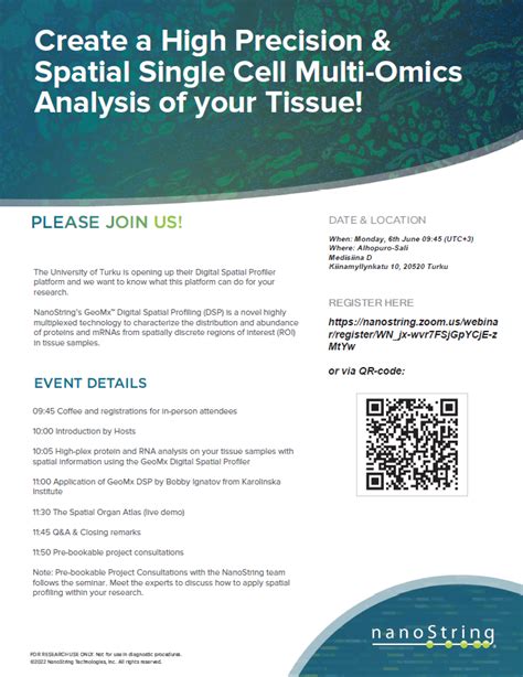 Single Cell Omics Core Facility Launching Their New Geomx Dsp Instrument Turku Bioscience