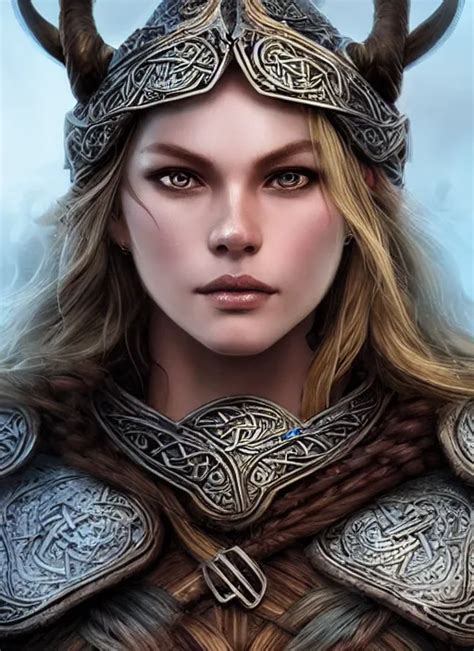 Viking Woman Warrior Art