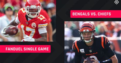 Playoff Fanduel Picks Nfl Dfs Lineup Advice For Bengals Chiefs Afc