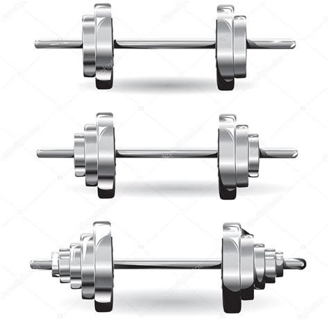 Set Of Weights Vector Illustration Stock Vector Image By ©lindwa 7141557