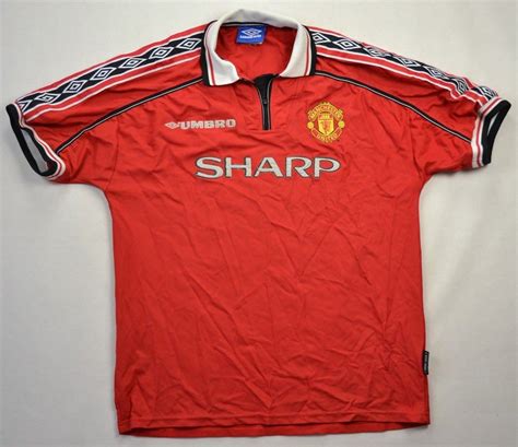 1998 00 MANCHESTER UNITED SHIRT XL Football Soccer Premier League