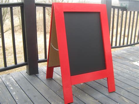 Outdoor Sign Sandwich Board Sidewalk Chalkboard Business Display