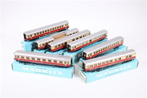 Märklin H0 4058 4086 4087 4089 4090 Modeltrein personenwagen 7