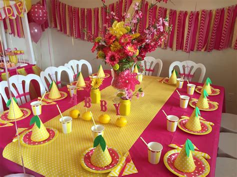 Lemonade Lemons Birthday Party Ideas Photo 11 Of 11 Catch My Party