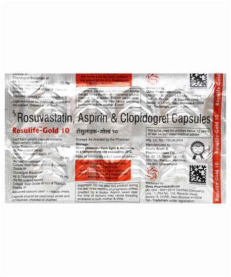 Rosulife Gold 10mg Cap Orris Pharmaceuticals Buy Rosulife Gold 1