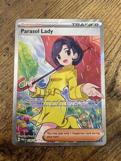 Parasol Lady Pokémon Tcg Paradox Rift 238182 Holo Ultra Rare Full Art