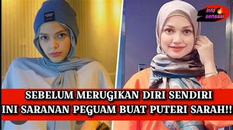 Puteri Sarah Tak Mau Rugi Terpaksa Lakukan Ini Moyoup Date Youtube