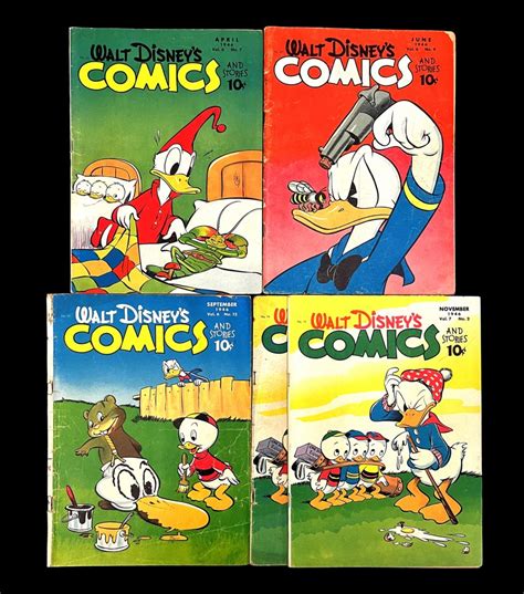 Comicconnect Walt Disney Comics And Stories Group Lot 67 Comic Book