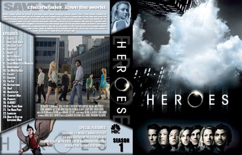 Heroes Season Tv Dvd Custom Covers Heroes Season Dvd