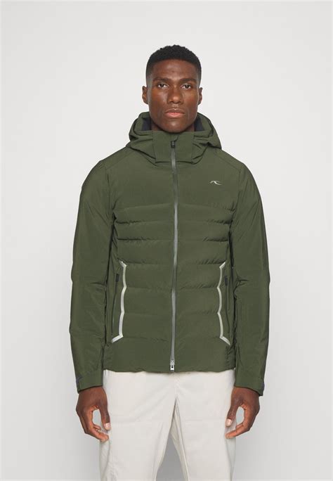 Kjus Men Green Line Jacket Giacca Da Snowboard Dark Olive Verde