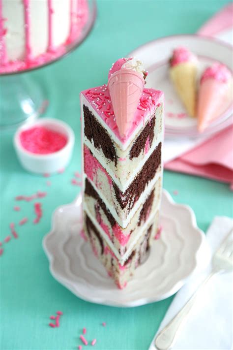 Neapolitan Ice Cream Cake