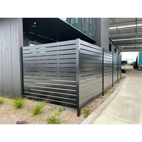 Vistawall Horizontal Slat Fence Panel Aluminium X Mm