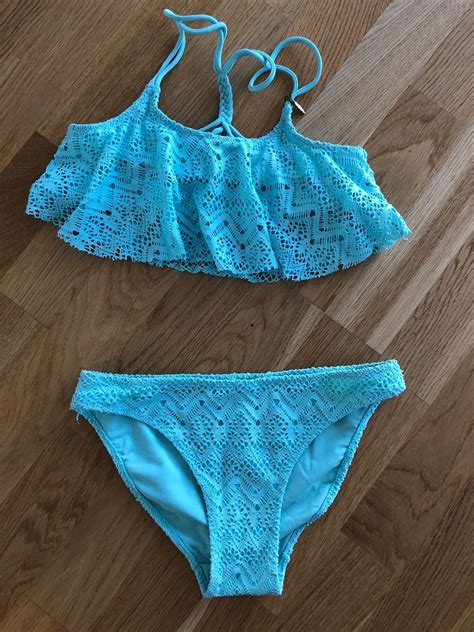 Turkos bikini stl 146 152 412966567 ᐈ Köp på Tradera