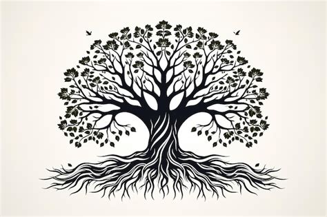 Premium Vector | Tree of life silhouette