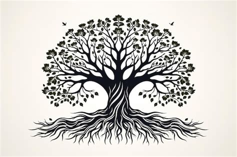 Premium Vector Tree Of Life Silhouette