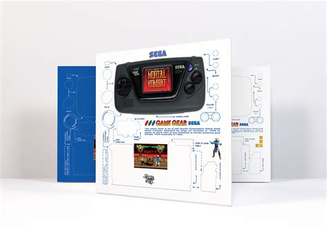 Sega Game Gear 2 Pack Teardown Template Download Etsy Uk