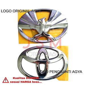 Jual New Logo Grill Depan Toyota AGYA Original Emblem Logo Depan AGYA