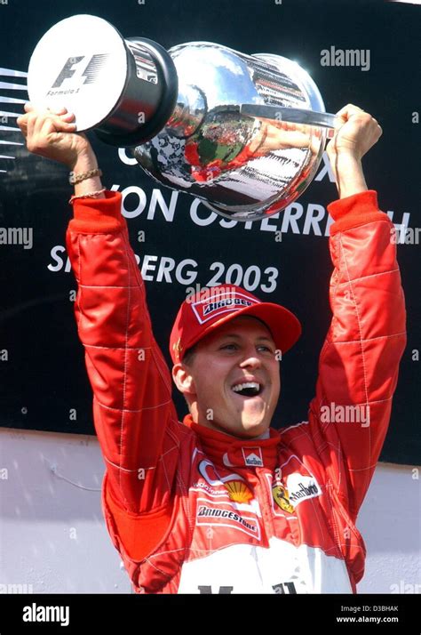 Dpa German Formula One Champion Michael Schumacher Of Ferrari Stock