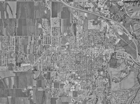 Montana Aerial Photographs : Aerial Photo of Bozeman, Montana