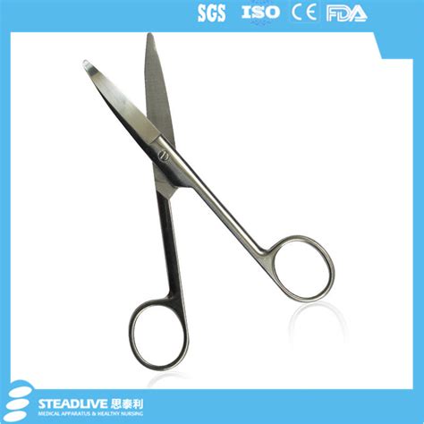 Stainless Steel Medical Grade Curved Ostomy Scissors China Ostomy And