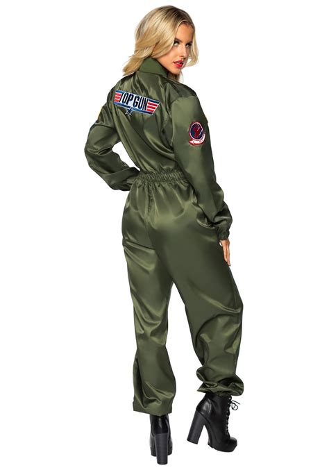 Women S Top Gun Women S Flight Suit Costume