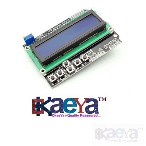 Okaeya 16shield Lcd1602 Arduino Compatible Lcd Keypad Shield