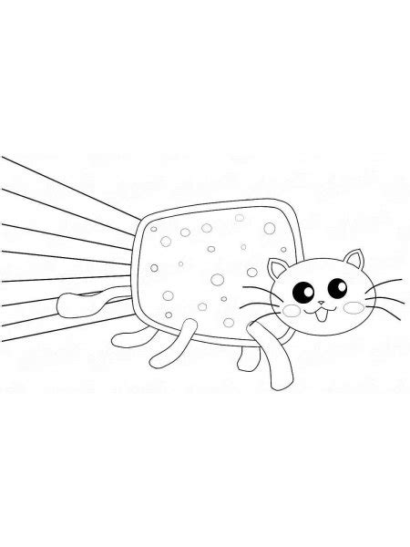 Nyan Cat Coloring Pages