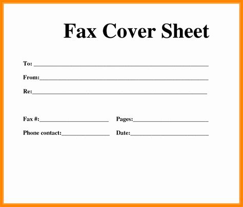 Hipaa Fax Cover Sheet Pdf Printable