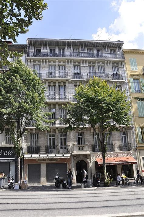 Nice Th September Historic Building On Downtown Of Nice France