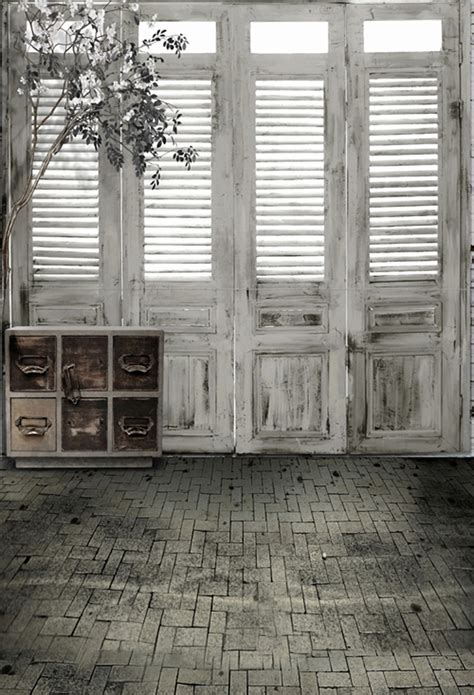 Photography backdrops Old grunge barn doors vinyl photography backdrops ...