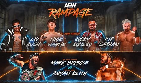 Aew Releases Full Lineup For September Episode Of Rampage